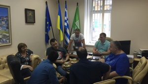 Встреча с сотрудниками медицинского центра "Кариотипос" (г. Афины) Nektarios, Livtsanisa и Christofa Kostakisa.