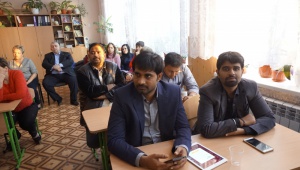 Встреча индийской делегации с коллективом преподавателей и руководителей Средней специализированной школы № 139    